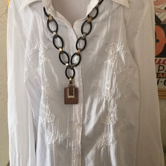 St Johns Bay Blouse 1X - Picture 3 of 4